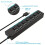 4IN1USB HUB7IN1USB2.0HUB with LED Power Indicator, Compatible with Laptops, PC, XBOX, PS4 2
