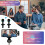 Microfone de lapela sem fio com clipe giratório para iPhone e iPad 8