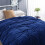 Coral Magic Sapphire Blue Flannel Blanket 70x100cm 4