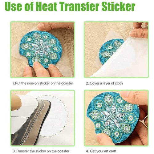 Sublimation Car Coasters Blanks 100 pcs 2
