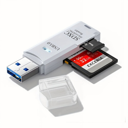 Léitheoir Cárta Micrea SD USB3.05Gbps2-in-1 1