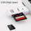 Léitheoir Cárta Micrea SD USB3.05Gbps2-in-1 3