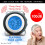Luniquz Twin Bell Digital Alarm Clock Blue Backlight Dual 3