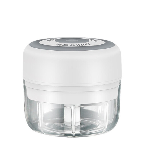 Elektrischer Knoblauchschäler und Gemüsezerkleinerer, 100 ml, Weiß 2