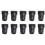 PVC cable gland connector rubber sheath 10 pcs 7