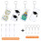 Sublimation Acrylic Keychain Blank Clear Rectangle 50 Pcs 5