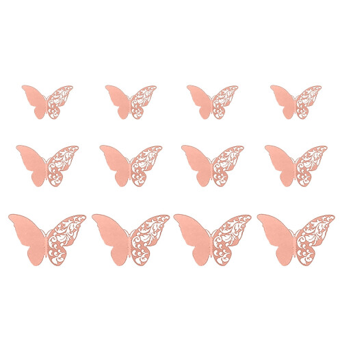 Peel and Stick Butterfly Wallpaper with 3D Pearl Design 1