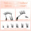 Natural Cat Eye Half Lashes 14 Pairs 4
