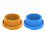 Pet Anti-Ant Round Feeding Bowl 2 pcs 1