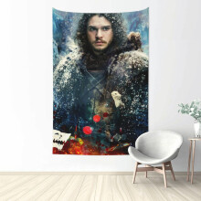 Jon Snow tapestry wall hanging 80" x 60"