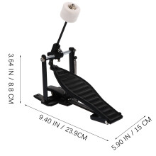 Bass Drum Pedal with Spring and Chain Drive