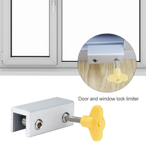 Mojoyce Door Window Lock Restrictor Adjustable for Kids and 2