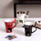 Fondue Mug Red Ceramic Melting Cup 1 Piece 5