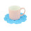 Silicone Peach Blossom Insulation Placemat 1 Piece 4