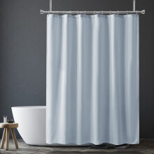 Light Gray Shower Curtain Liner 72 x 72 Inches