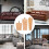 Miuline solid wood sofa legs square walnut 4 pcs 4