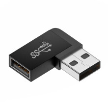 USB 3.0直角弯头公对母延长转接头