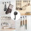 Haomacro Heavy Duty Magnetic Hook Black 18-Pack 6