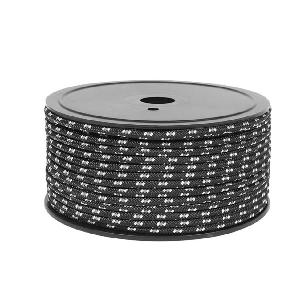 Outdoor Tent Ropes Reflective Black 10M 9370362029614