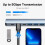 Hub USB C 8 en 1 con lector de tarjetas USB3.0RJ45PD87W 6