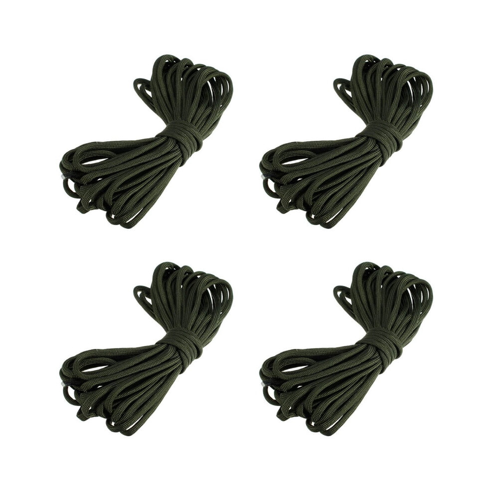 Paracord Rope Green 15M 4-Strand 7-Core 9370362033710