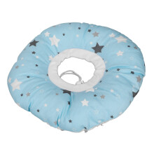 Almohada protectora para los oídos, almohada suave para el orificio de la oreja, color azul claro, alivio de presión, relleno completo para el