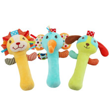 MesaSe Baby Rattles Soft Sensory Toys 3 Pack