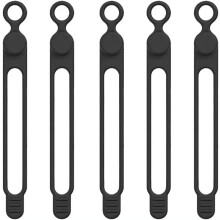 Silicone Cable Straps for Earphones and Chargers 5 pcs