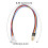 PC case fan splitter cable 4-pin 3 pcs 2