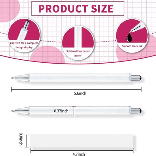 Sublimation Ballpoint Pen Blank 20 pcs 2