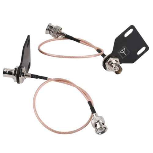 2X Wireless Microphone Receiver Antenna Extension Interface Board with Cable 2