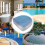Miuline Spa Booster Seat Pad Inflatable Bath Pillow with 3