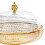 Cake Stand with Dome Yellow Round Dessert Serving Plate 8