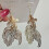 Chinese-style goldfish dangle earrings with hook 1