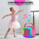 Karaoke Bluetooth Speaker with Dual Mic and RGB Light Rose 4