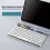 Wireless Keyboard and Mouse Combo with LED Backlight and 4