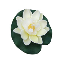 Artificial Water Lily Floating Foam Decoration 1pc