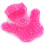 Palm-Shaped Massage Glove with 9 Roller Heads Pink 6