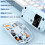 Wireless Keyboard and Mouse Combo with LED Backlight and 7