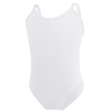 Girls' ballet camisole leotard with adjustable straps