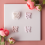 Valentinsdagens hjerteform i leire til DIY-øreringer og 4