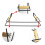 Mojoyce wood weaving loom kit for bracelets 6