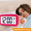 Mojoyce battery-operated alarm clock rose red 5