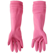 Rubber Cleaning Gloves Kitchen Dishwashing Waterproof