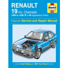 Renault 19 Petrol 89 96 F To N by Haynes Publishing Paperback Book