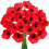 Artificial Poppy Flowers PU Stems 12 pcs 1