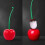 Wine Red Cherry-Shaped Toilet Brush Set with Holder 5