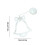 Christmas light string compatible suction cup decor 1 pack 3