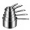 Lssam Edelstahl-Messbecher-Set, 5-teilig 2