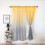 LILSHIM gradient tulle curtains yellow grey 1 pair 7